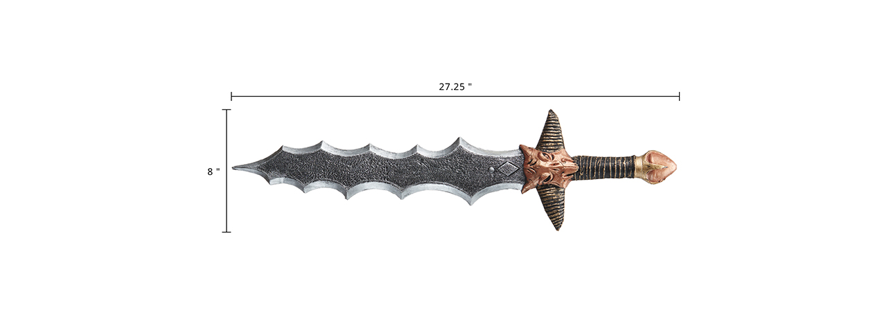 Halloween Foam Villain Sword - Click Image to Close